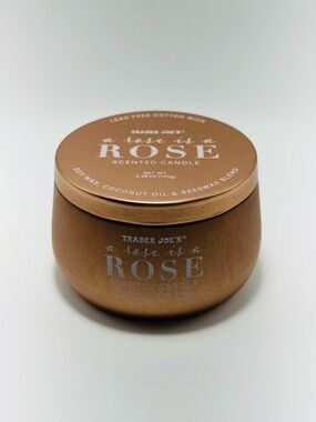 Trader Joe’s A Rose is a Rose Scented Candle 5.28oz NWT